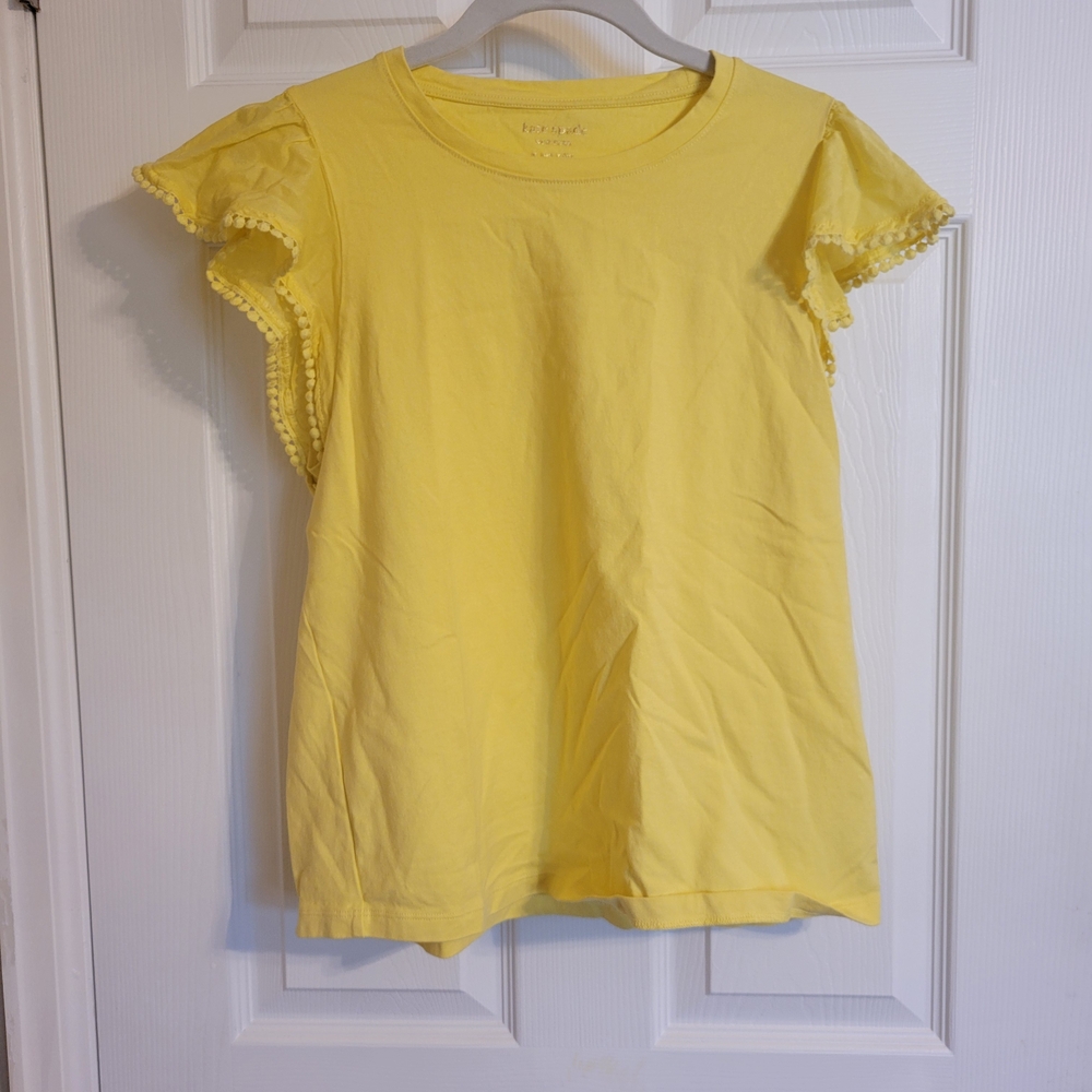 Kate Spade Sunny Yellow Short Sleeve Top